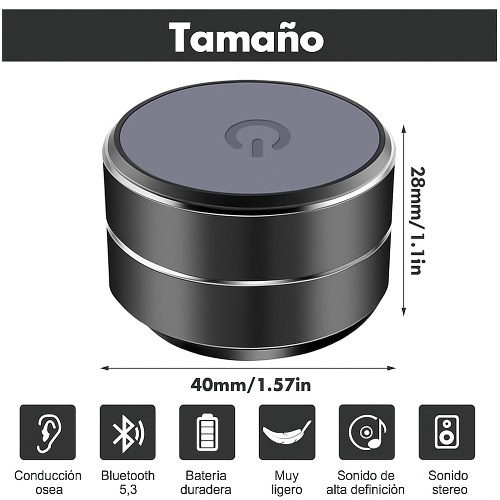 Mini altavoz de contacto